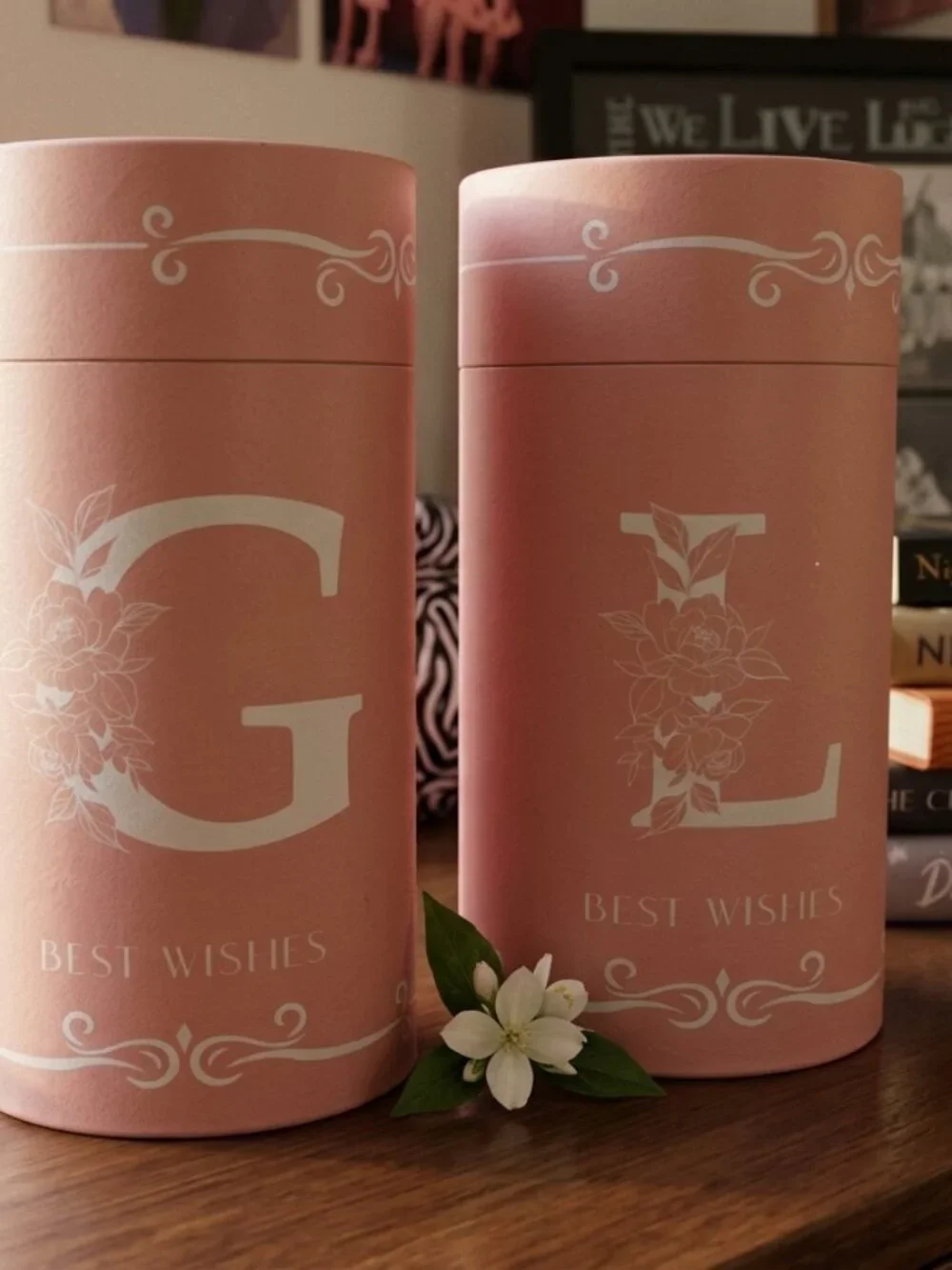 Elegant Pink Monogram 